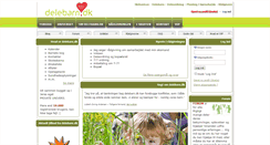 Desktop Screenshot of delebarn.dk